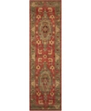 Nourison Tahoe Ta01 Rust 2'3" X 8' Runner Rug In Rust