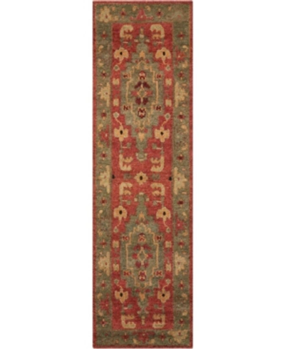 Nourison Tahoe Ta01 Rust 2'3" X 8' Runner Rug