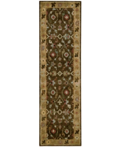 Nourison Tahoe Ta10 Coffee 2'3" X 8' Runner Rug