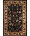 Nourison Tahoe Ta08 Black 7'9" X 9'9" Area Rug In Black