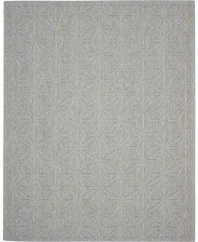 Nourison Cozumel Czm01 Silver 8'10" X 11'10" Outdoor Area Rug