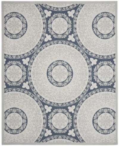 Nourison Key Largo Klg03 Blue 8'10" X 11'10" Outdoor Area Rug