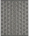 Nourison Cozumel Czm01 Onyx 7'10" X 9'10" Outdoor Area Rug In Onyx