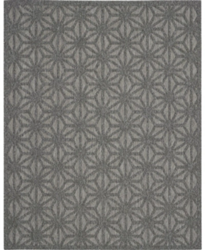 Nourison Cozumel Czm01 Onyx 7'10" X 9'10" Outdoor Area Rug