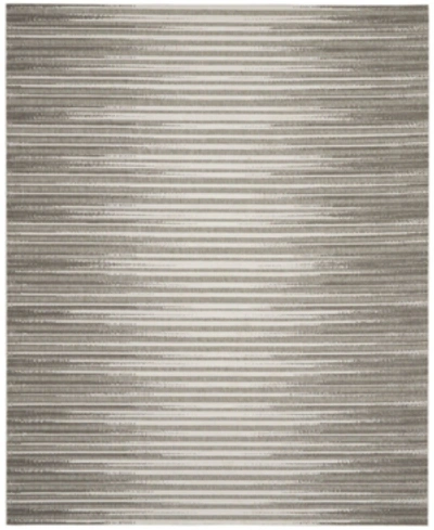 Nourison Key Largo Klg01 Silver 7'10" X 9'10" Outdoor Area Rug