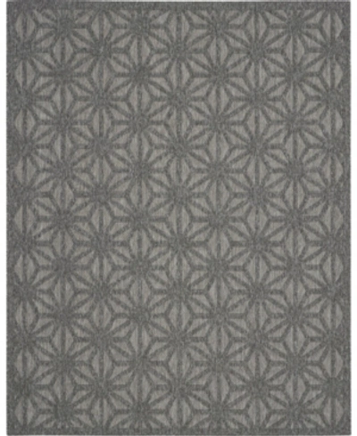Nourison Cozumel Czm01 Onyx 8'10" X 11'10" Outdoor Area Rug