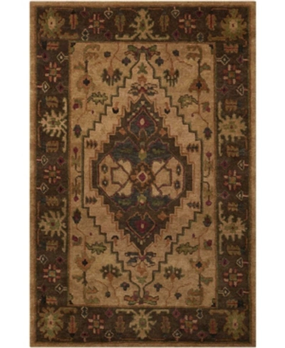 Nourison Tahoe Ta01 Beige 3'9" X 5'9" Area Rug