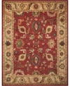 Nourison Tahoe Ta08 Red 3'9" X 5'9" Area Rug In Red