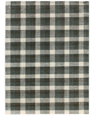 Amer Rugs Tartan Tra-6 Charcoal 3'6" X 5'6" Area Rug