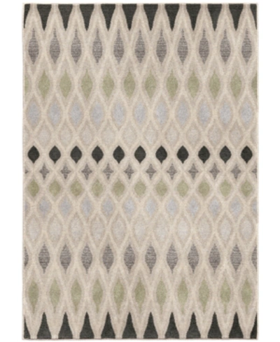 Palmetto Living Riverstone Laveen Cloud Gray 5'3" X 7'6" Area Rug