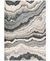 Palmetto Living Closeout! Orian Next Generation Cascade 5'3" X 7'6" Area Rug In Taupe Inkwell