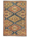 CAPEL CHARISE-KAZAK 455 BLUE AND MULTI 8' X 10' AREA RUG