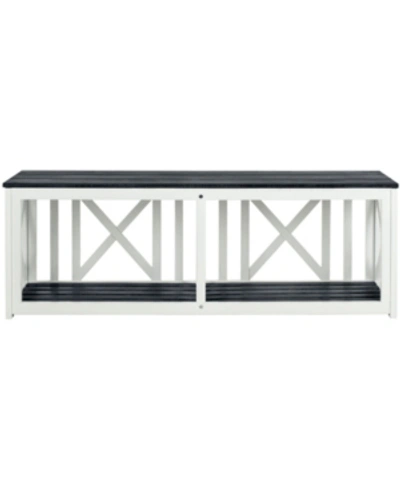 Safavieh Branco Bench In Dark Slate