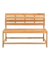 Safavieh Ruben Balcony Bench And Table In Natural