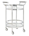 Safavieh Sienna Bar Cart In Chrome