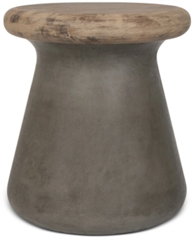 Safavieh Morlie Outdoor Accent Table In Grey