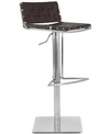 Safavieh Adkins Swivel Bar Stool In Brown