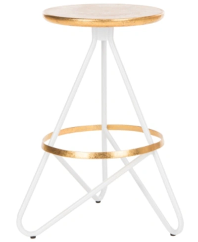 Safavieh Galexia Counter Stool In Gold