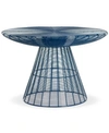 Safavieh Reginald Wire Coffee Table In Blue