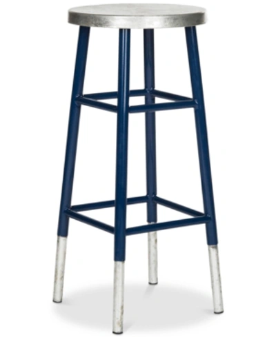 Safavieh Lise Bar Stool In Navy