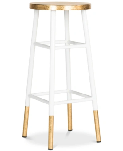 Safavieh Leeber Bar Stool In White