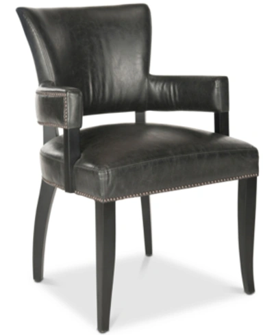 Safavieh Danow Arm Chair In Antique Br