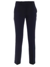 L'autre Chose Mid-rise Cropped Trousers In Blue