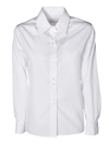 MAISON MARGIELA SHIRT WITH BUTTONED CUFFS IN WHITE