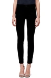 L Agence Marguerite High-rise Skinny Jeans In Noir