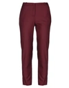 Fabiana Filippi Pants In Maroon