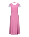 Emporio Armani Midi Dresses In Light Purple