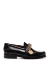 GIVENCHY GIVENCHY CHAIN EMBELLISHED LOAFERS