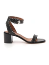 GIVENCHY GIVENCHY STUDDED BLOCK HEEL SANDALS