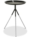 Safavieh Lark Tri-leg Side Table In Matte Black