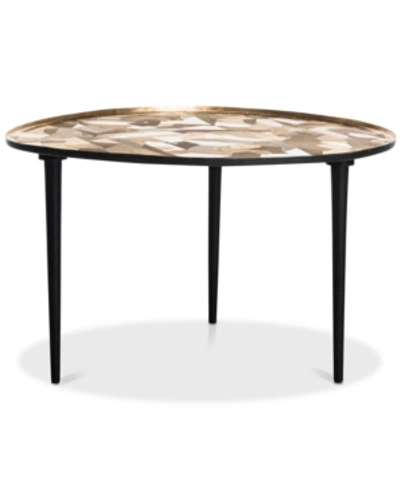 Safavieh Hera Oval Side Table In Black