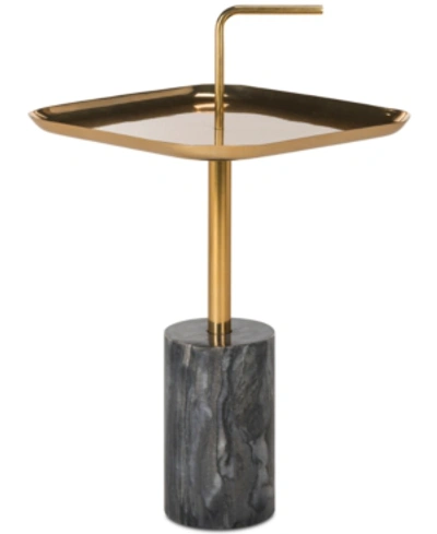 Safavieh Artemis Square Brass Top Side Table