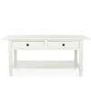 Safavieh Bailee Coffee Table In Distressed Cream