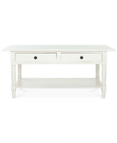 Safavieh Bailee Coffee Table In Distressed Cream