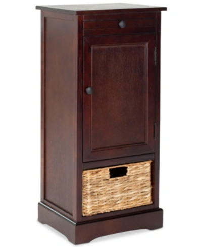 Safavieh Dorlen Cabinet In Dark Cherry