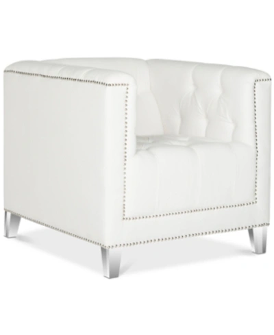 Safavieh Kreter Club Chair In White