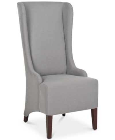 Safavieh Becall Dining Chair In Grey Zigza