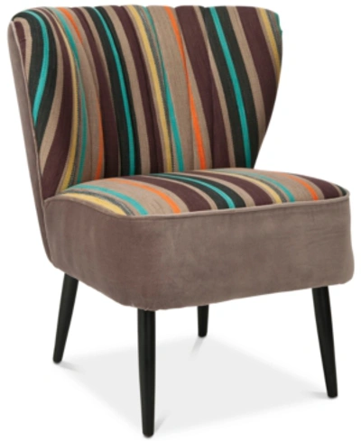 Safavieh Glen Cove Accent Chair In Multi-striped