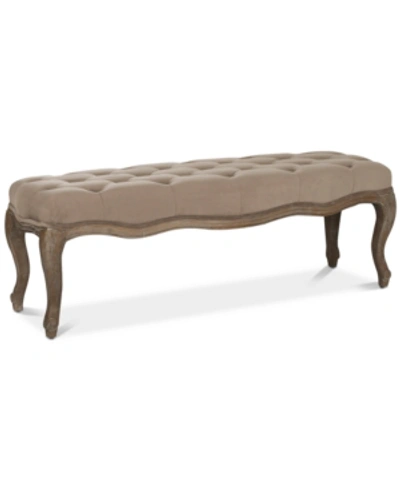 Safavieh Hubric Bench In Mushroom