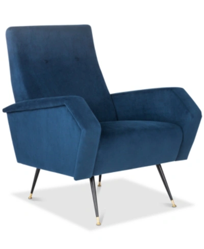 Safavieh Montay Accent Chair In Navy