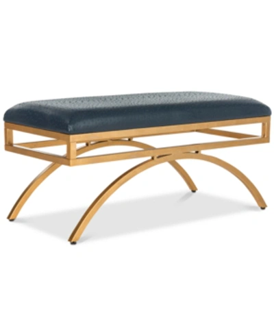 Safavieh Musser Bench In Blue