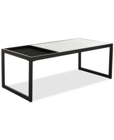 Safavieh Zuri Coffee Table In White Marble
