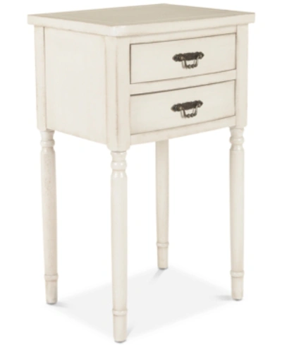 Safavieh Marilyn End Table In White