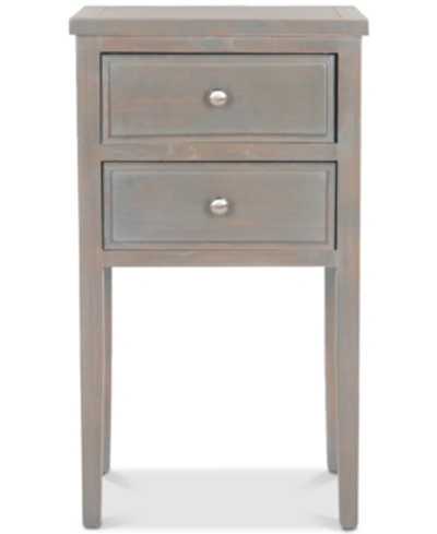 Safavieh Toby End Table In Ash Grey