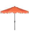 Safavieh Karian Outdoor 9' Umbrella In Orange