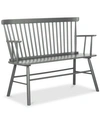 Safavieh Addison Spindleback Settee In Grey